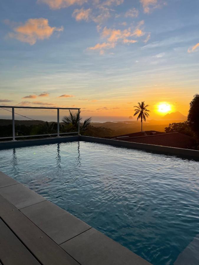 Les Villas Pameyaque 2 F2 Avec 1 Piscine Et 1 F3 Avec 1 Piscine, Superbe Vue Sur La Mer Riviere-Salee Экстерьер фото