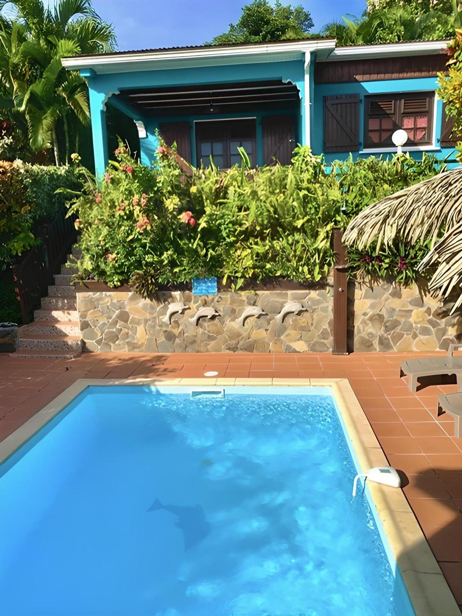 Les Villas Pameyaque 2 F2 Avec 1 Piscine Et 1 F3 Avec 1 Piscine, Superbe Vue Sur La Mer Riviere-Salee Экстерьер фото
