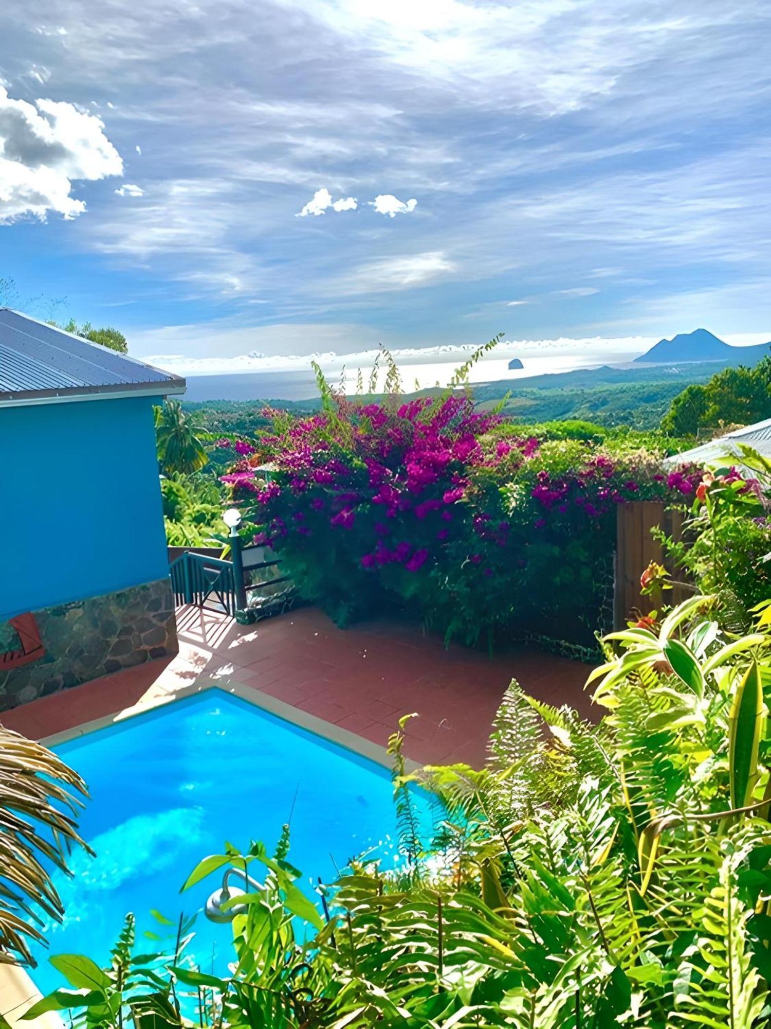 Les Villas Pameyaque 2 F2 Avec 1 Piscine Et 1 F3 Avec 1 Piscine, Superbe Vue Sur La Mer Riviere-Salee Экстерьер фото